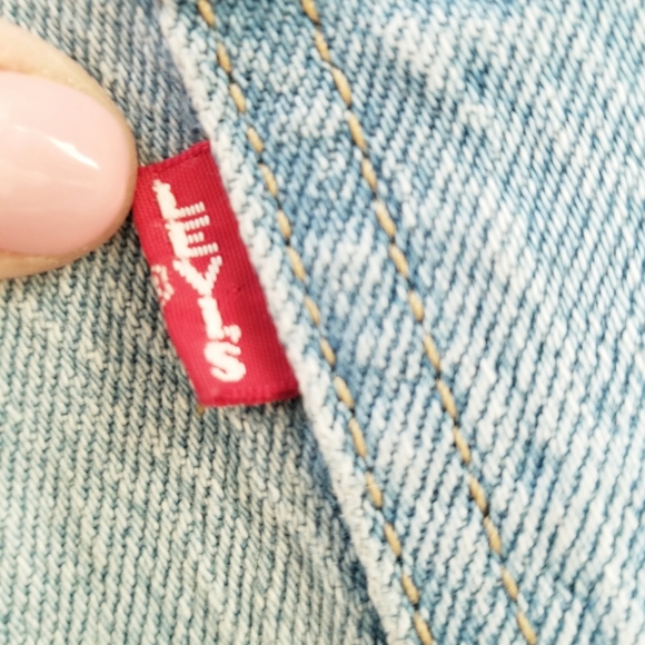 Levi's 70's High Flare High Waist Wide Leg Flare Denim Vintage Inspired Jeans 29 - Picture 7 of 16